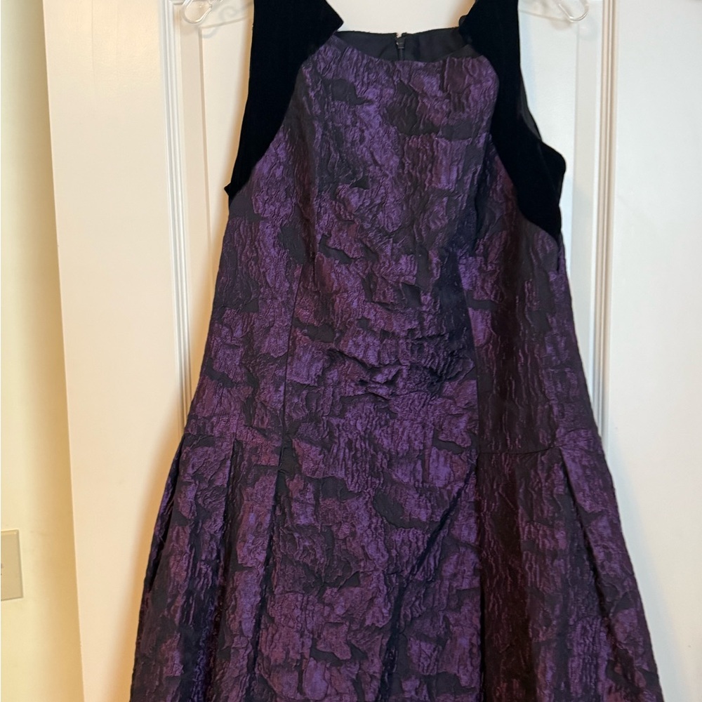 Elegant Black and Purple Women's Jacket